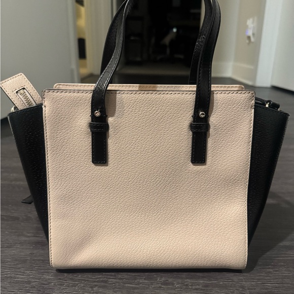 Kate Spade Black and Tan Satchel